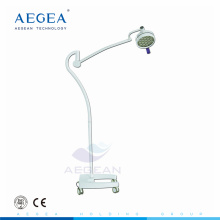 Lâmpada móvel da clínica do assoalho das rodas operativas da cirurgia paciente da bateria do ISO do CE AG-LT008
